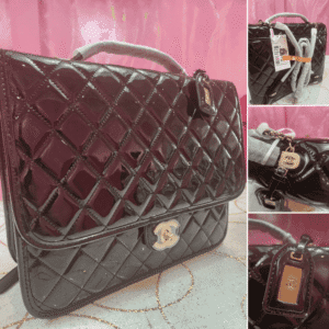 Chanel Patent Quilted Flap Bag