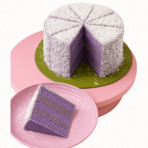 Taro Custard Cake 7”
