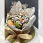 Burnt Cheesecake with Toppings