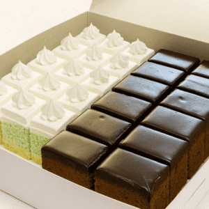 Half Onde-Onde Cake & Half Chocolate Cake