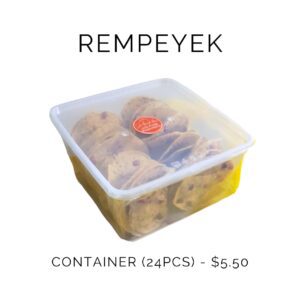 Rempeyek Container 24pcs