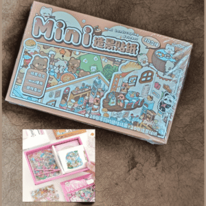 Brown Mini 20pcs 3D scene sticker