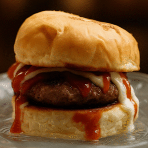 HOMEMADE BEEF BURGER