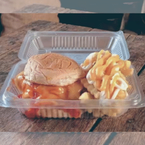 COMBO CRISPY CHICKEN BURGER (FRIES + CRISPY CHICKEN BURGER)