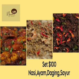 Set Combo Ayam, Daging & Sayur