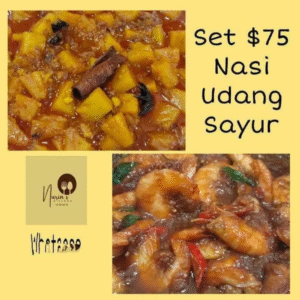 Set Combo Nasi, Udang & Sayur