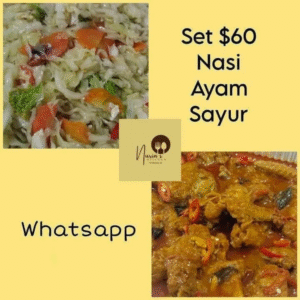 Set Combo Nasi, Ayam & Sayur